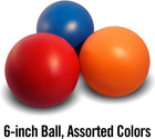 Virtually Indestructible Best Ball For Dogs  6-inch colors May Vary