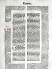Deuteronomium - Original Incunable Leaf Biblia Latina Koberger Folio - 1487  c 