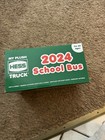 2024 Hess Truck  Plush School Bus Led Lights Sound Effects Sold Out By Hess  Mib