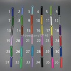 50 Packs Dental Orthodontic 36 Colors Elastic Braces Rubber Ligature Ties