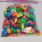 Huge Bulk Lot Plastic Magnetic Fridge Letters Numbers Abc 123 Toy Magnets Mixed