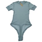 Skims Summer Mesh T-shirt Bodysuit Sky Medium