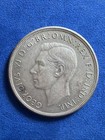 1937 Australia Crown Km34 Sterling Silver George Vi Coronation Xf Ungraded