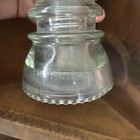 Vintage Hemingray 42 Clear Glass Insulator 1942 Antique Telegraph Telephone