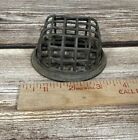 Vintage Dome Square Style Metal Wire Cage Flower Frog