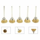 45 Pcs Brass Wire Wheel Brush Set For Dremel Rotary Tool - Polishing Cleaning