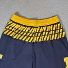 Adidas Michigan Wolverines Ncaa Basketball Shorts Men   s Large Navy Yellow
