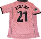 Zinedine Zidane Signed Juventus Away 1997 1998 Jersey Beckett Coa