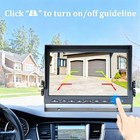 Wireless Magnetic Solar Backup Camera 1080p 10 1  Dvr For Monitor Rv Truck Ship