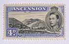 Travelstamps Ascension Stamps 1938 4d Kgv Mint Og H Perf 13