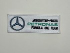 F1 Mercedes White Logo Patch  Formula One F1 Racing Iron On Patch 3 5   