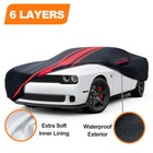 Car Cover Custom Fit Dodge Challenger 6 Layer Peva Cotton All Weather Waterproof
