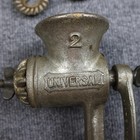Vintage Universal No 2 Meat Grinder Food Chopper Clamp On Made Usa Kitchen