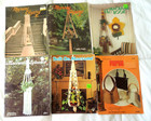 Lot 6 Vintage 1976 -1979 Macrame Instruction Books - Good Condition