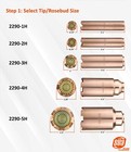 Propane Heating Nozzle   Rosebud - Model  2290-h - Complete Set - All Sizes