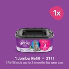 Litter Genie Cat Litter Disposable Jumbo Refill  Lasts Up To 3 Months  21 Ft