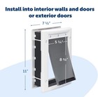 Petsafe Never Rust Plastic Doggie Door For Install In Interior And Exterior