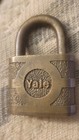 Vintage Yale Brass Padlock Lock No Key