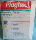 2000 Playtex Drop-ins Decorated Baby Nurser Starter Set Nipples Liner Sealed New