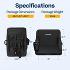 24 5   Heated Stadium Seat Bleacher Chair W  12v 20w Pd Fast Charging 3 Levels