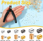 Crimping Beads For Jewelry Making  2200 Pieces Crimp Tubes With Crimping Pliers 