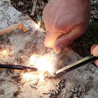 Hexalite    Ferro Rod Fire Starter - Large 6-sided Shape   Easy Grip Striker