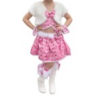 Pink   Winter White Pageant Outfit Size 5 6 Little Girls