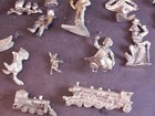 Vintage Huge Lot Of Pewter Figures Figurines