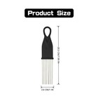 1 Pcs Stainless Steel Guiro Scraper Comb  Percussion Black