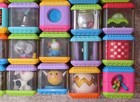 Fisher Price Peek A Blocks Sensory Baby Toddler Toy Lot Of 43