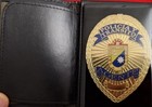 Mexico Mexicali Police  Plaque Badge Wallet Obsolete