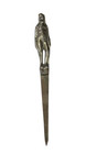 Vintage Brass Indian Letter Opener Advertising 7  Lake Placid  N y 
