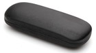 New Clam Shell Hard Eyeglasses Glasses Case Black W  Microfiber Cleaning Cloth