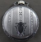 Antique B  W  Raymond Elgin 21j  16s  Railroad Pocket Watch