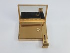 Vintage  1950s Volupte Lip-lock Powder Compact Un-used In Box Tandem Lipstick