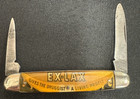 Vintage Celluloid Handle Pocket Knife Exlax  a Friend In Need  Whitehead   Hoag 