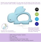 Teething Toy  Bunny Teether For Baby Bpa-free Silicone Free 100  Natural Rubber