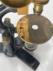 Antique Claw Foot Queen      Co Philadelphia    brass Microscope