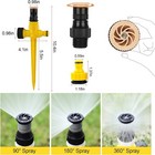 360   Rotation Auto Irrigation System Garden Lawn Sprinkler Patio Save Water Usa