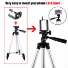 1p Professional Camera Tripod Stand   Phone Holder For Smartphone Iphone Samsung