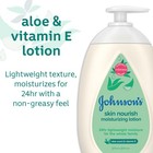 Johnsons Skin Nourish Moisturizing Baby Lotion With Aloe Vera Scent  Vitamin