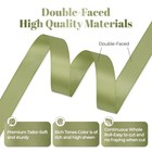 Moss Green Double Faced Satin Ribbon 5 8 Inch X 50 Yards Gift Wrapping Bow