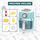 Toy Air Fryer For Kids Kitchen Playset  Chef Pretend Play Kitchen Accessories   