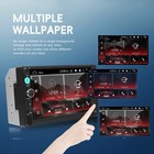7  Double 2 Din Car Stereo Radio Mp5 Touch Screen Bluetooth Fm Usb   Rear Camera