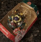 Trevco Looney Tunes 2001 Christmas Ornament Taz Tasmanian Wreath Original Box