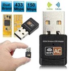 Mini Dual Band 600mbps Usb Wifi Wireless Adapter Network Card 2 4 5ghz 802 11 Ac