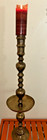 Giant Brass - Candle Stick Holders - Turkish - Antiques - Pair Of 2 - Excellent