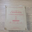 Heated Electric Blanket Queen 90 X 84 12 Heat Settings Champagne Sunbeam Blue