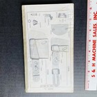 Vtg List Of Parts Singer Machines 241-11 241-12 241-13 Form 20104  247  1947