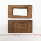 Vintage Japanese Kashigata Cake Mold      fish Fillet  Wooden Hand-carved Moa351